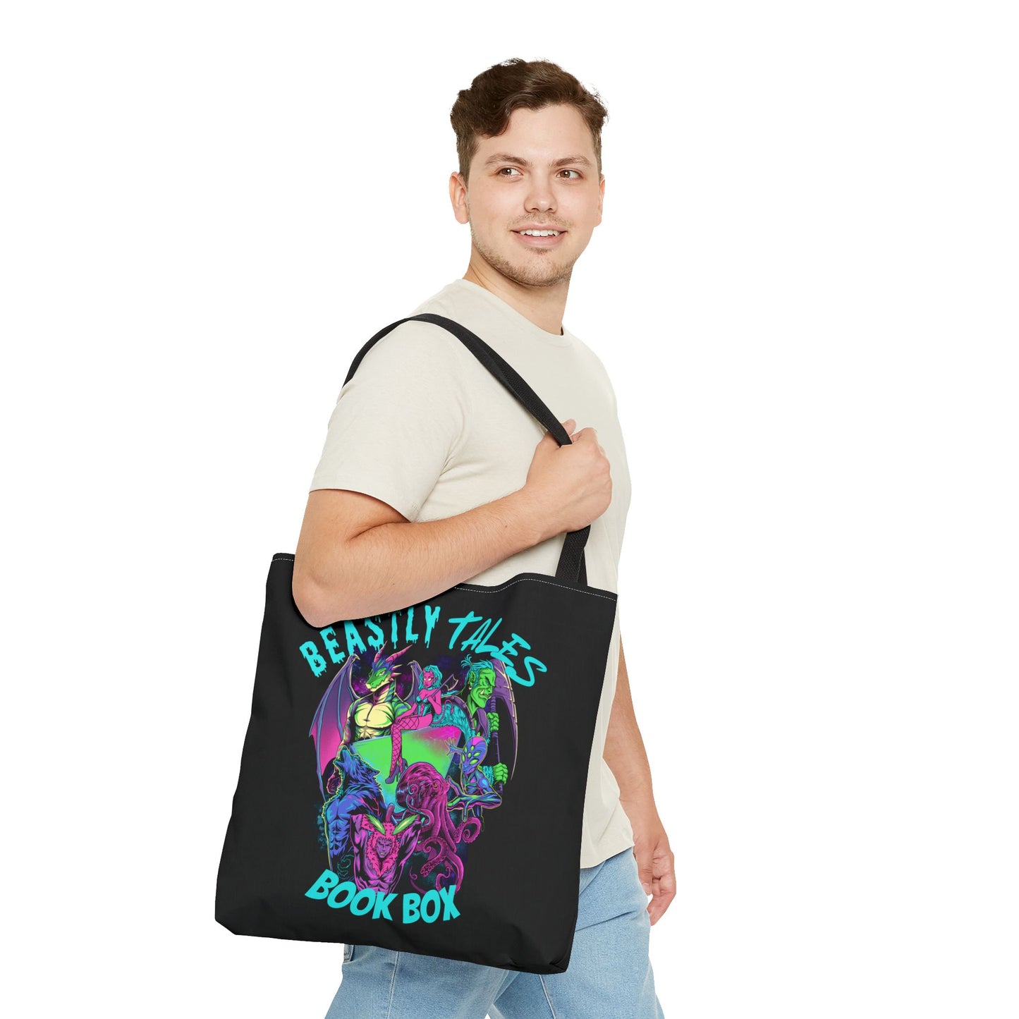 Beastly Tales Monsters Tote Bag