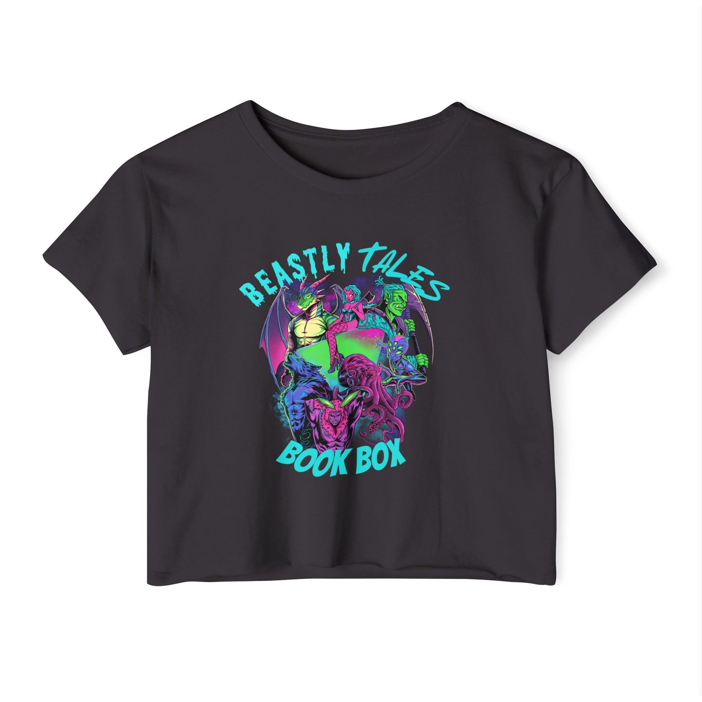 Beastly Tales Monsters Crop Top