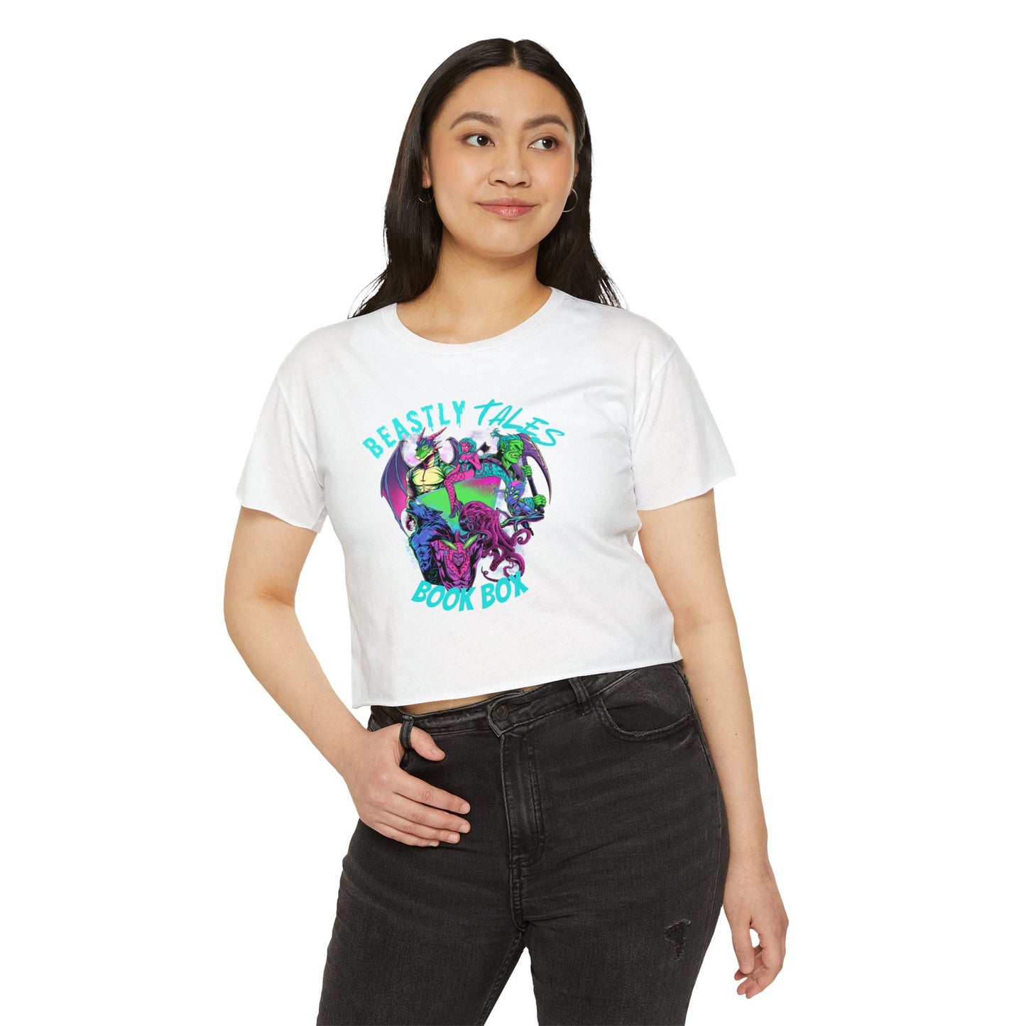 Beastly Tales Monsters Crop Top