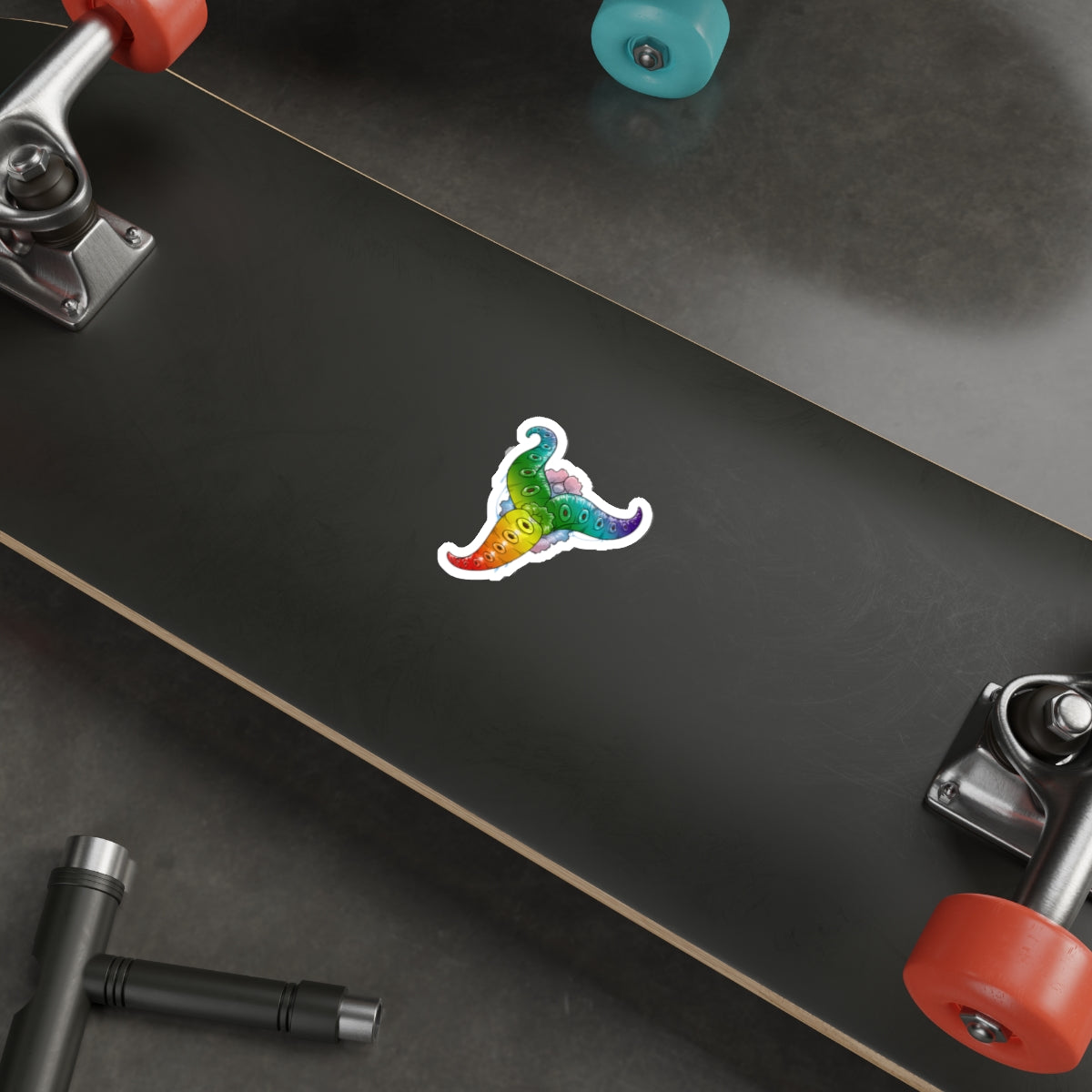 Pride Tentacle Poon Sticker