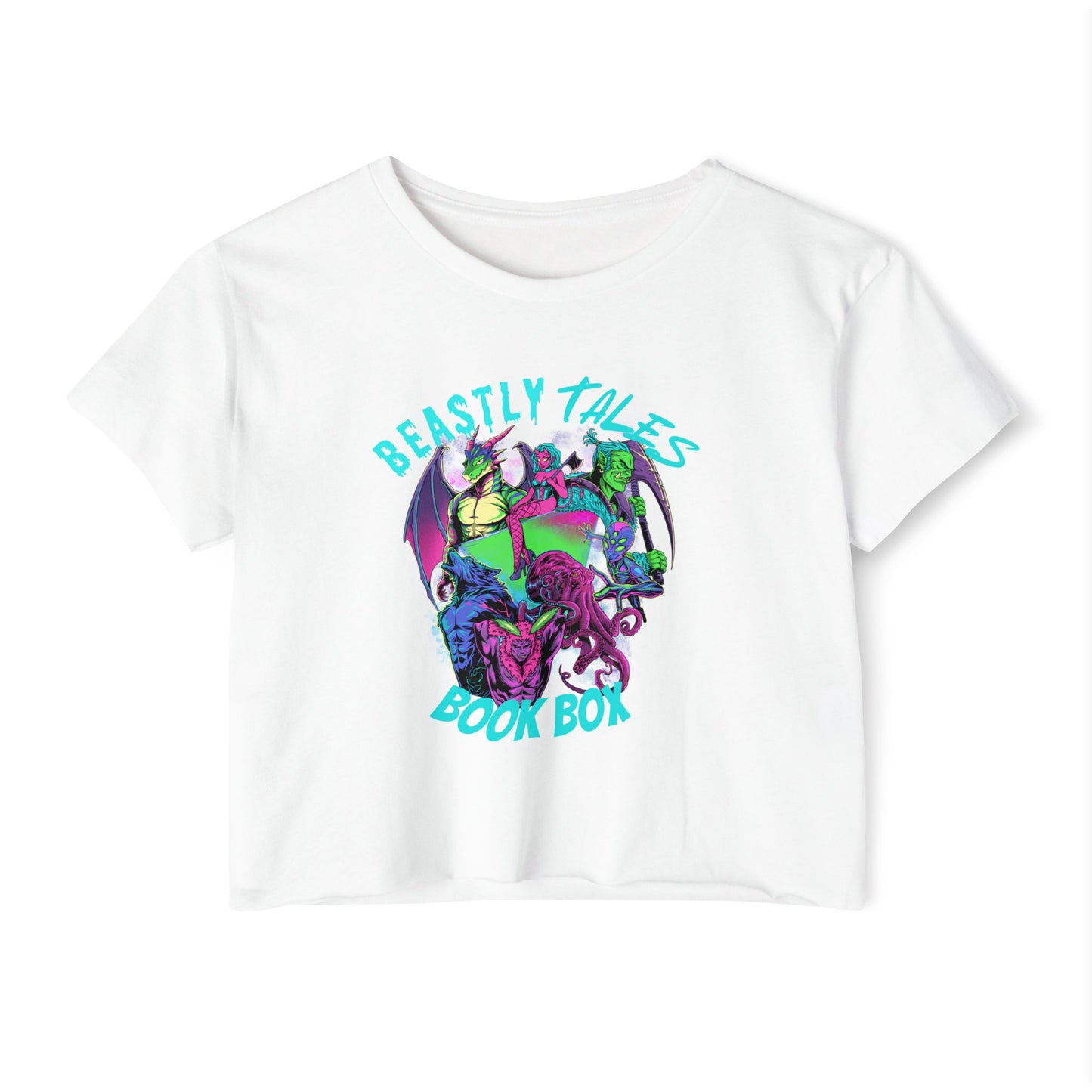 Beastly Tales Monsters Crop Top