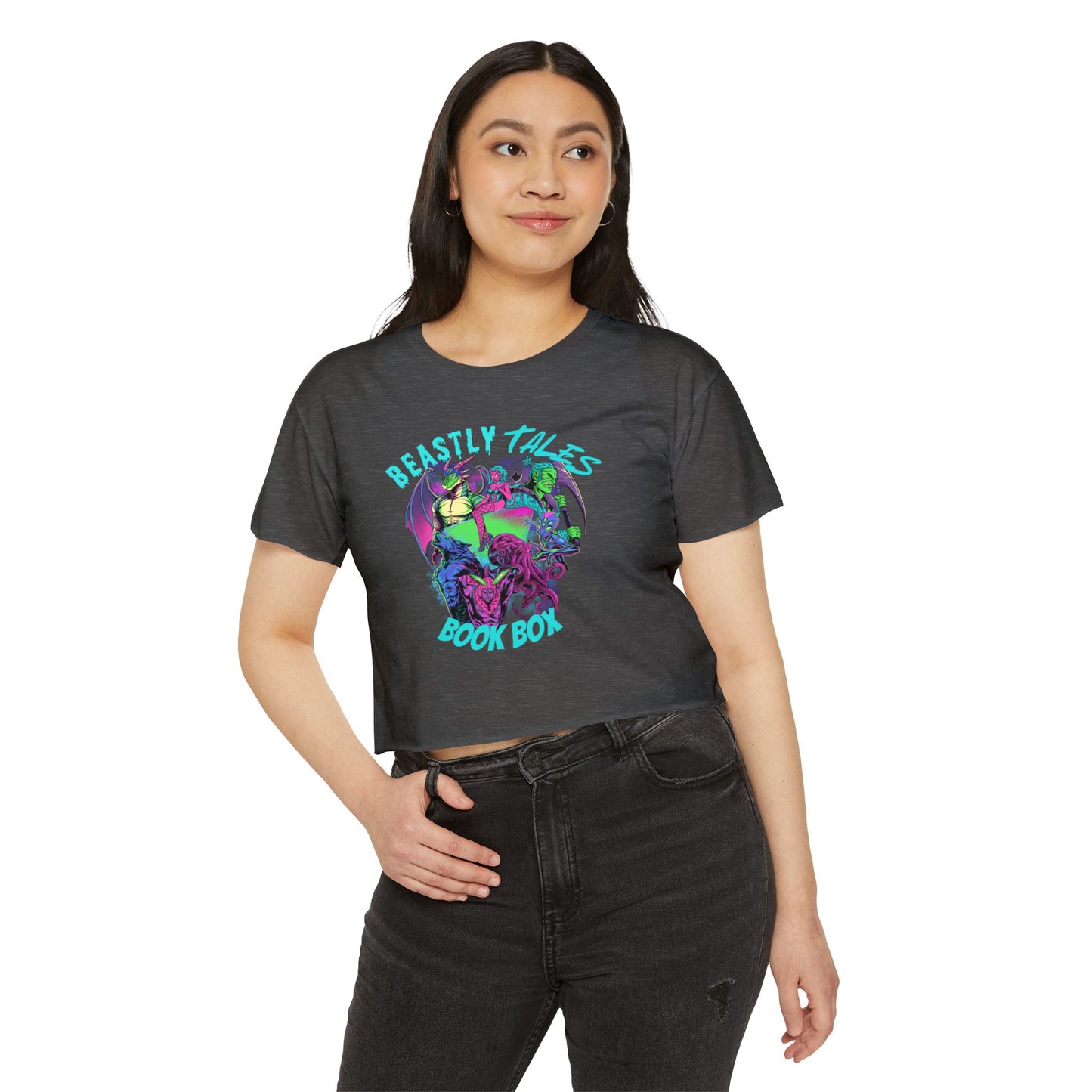 Beastly Tales Monsters Crop Top