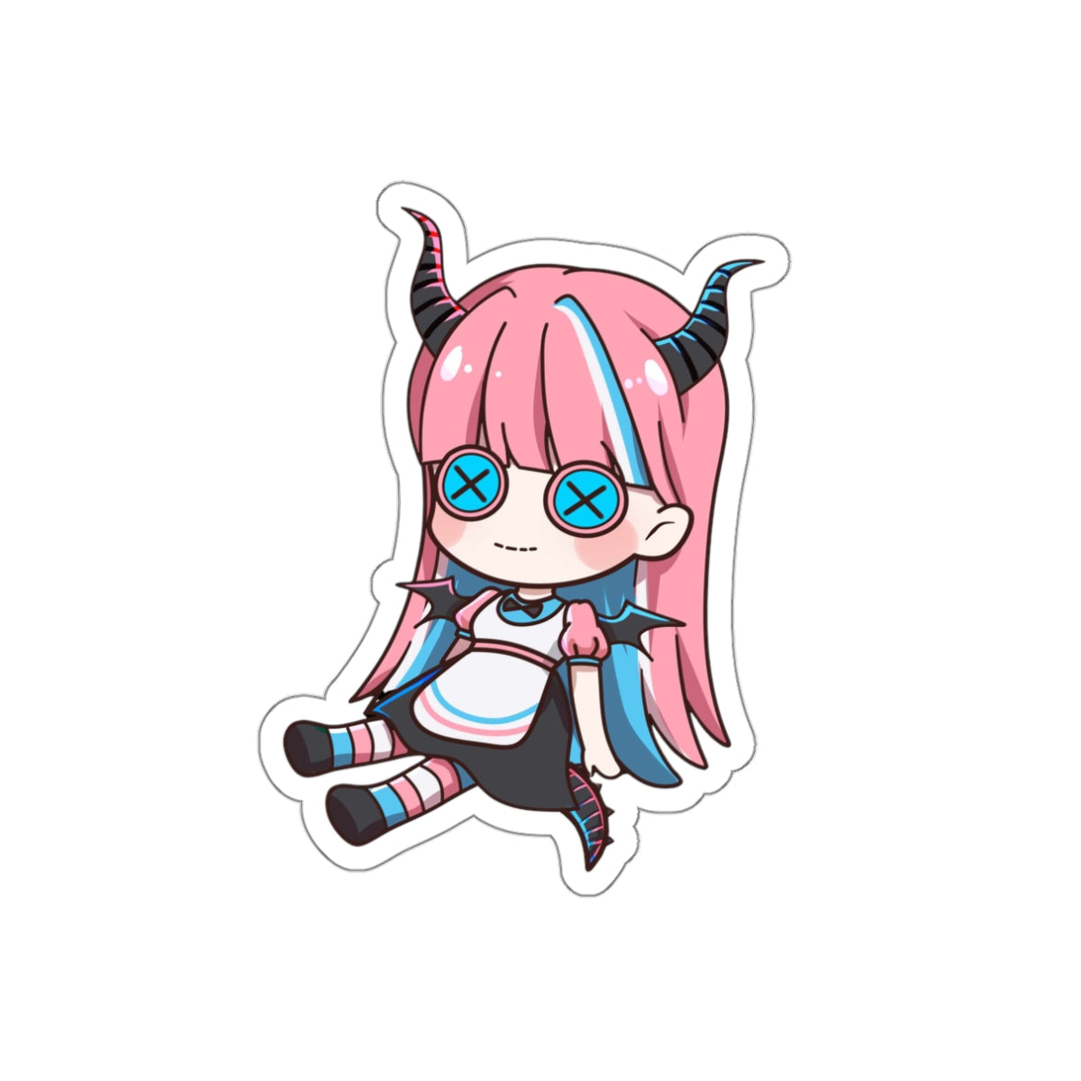 Dragon Girl Doll Sticker