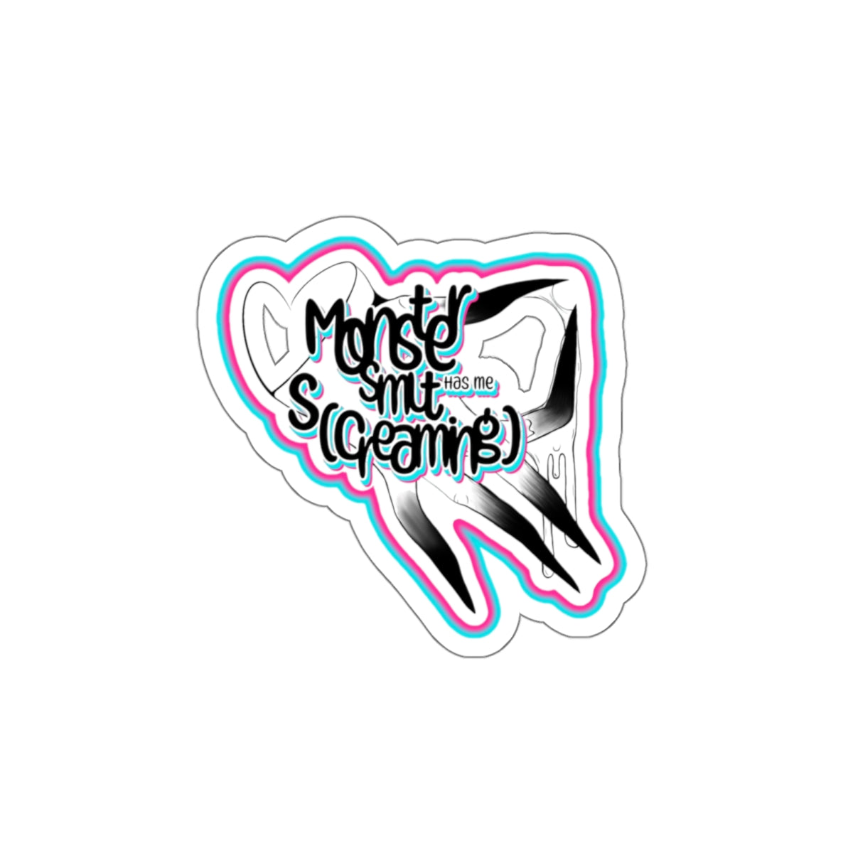 Monster Smut Has Me S(creaming) Sticker