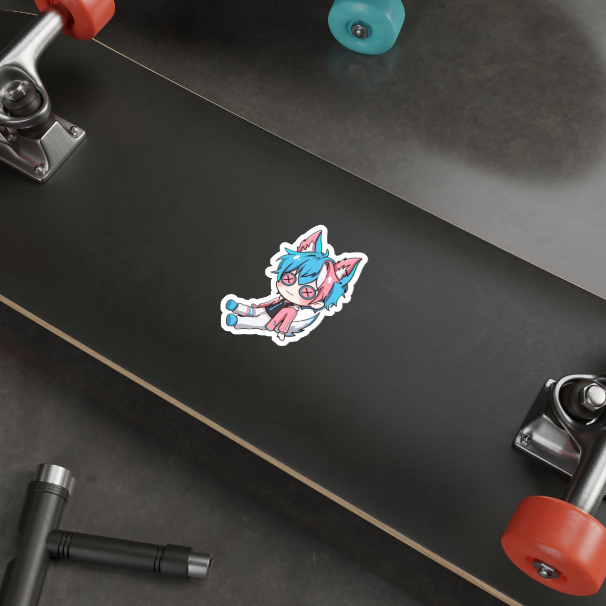 Wolfy Boy Doll Sticker