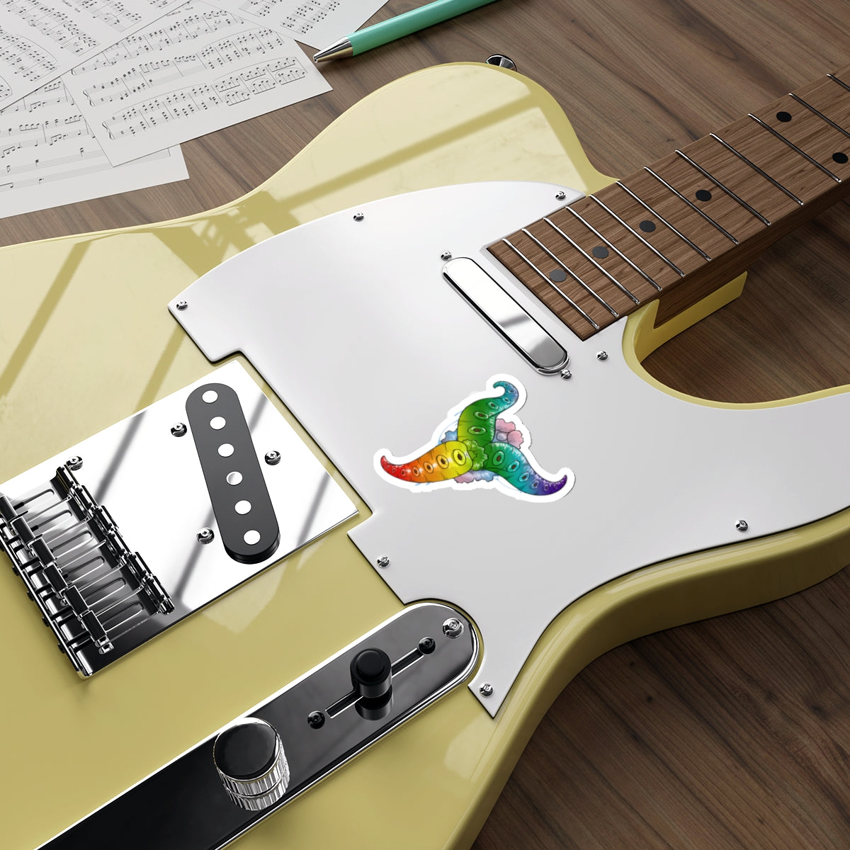Pride Tentacle Poon Sticker
