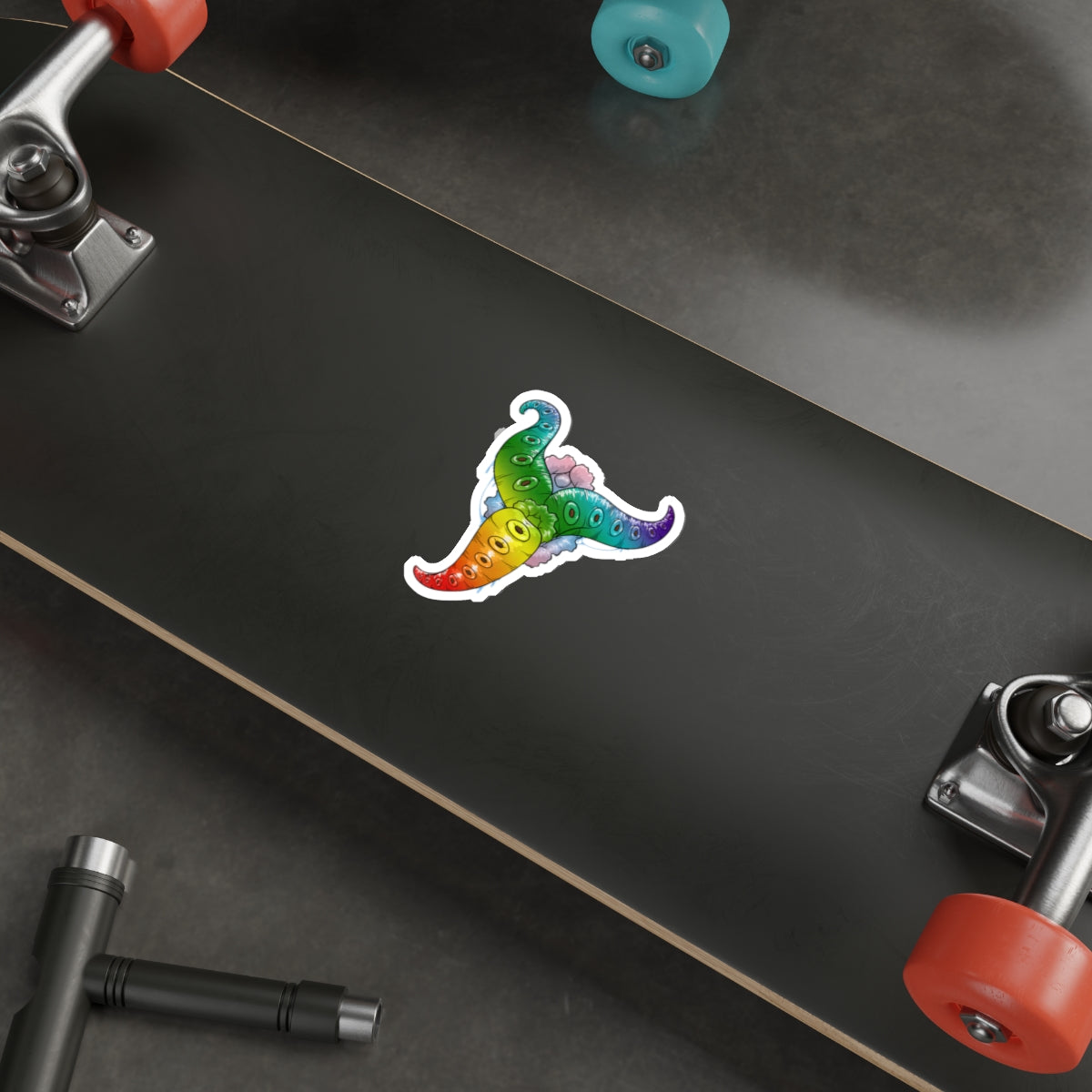 Pride Tentacle Poon Sticker