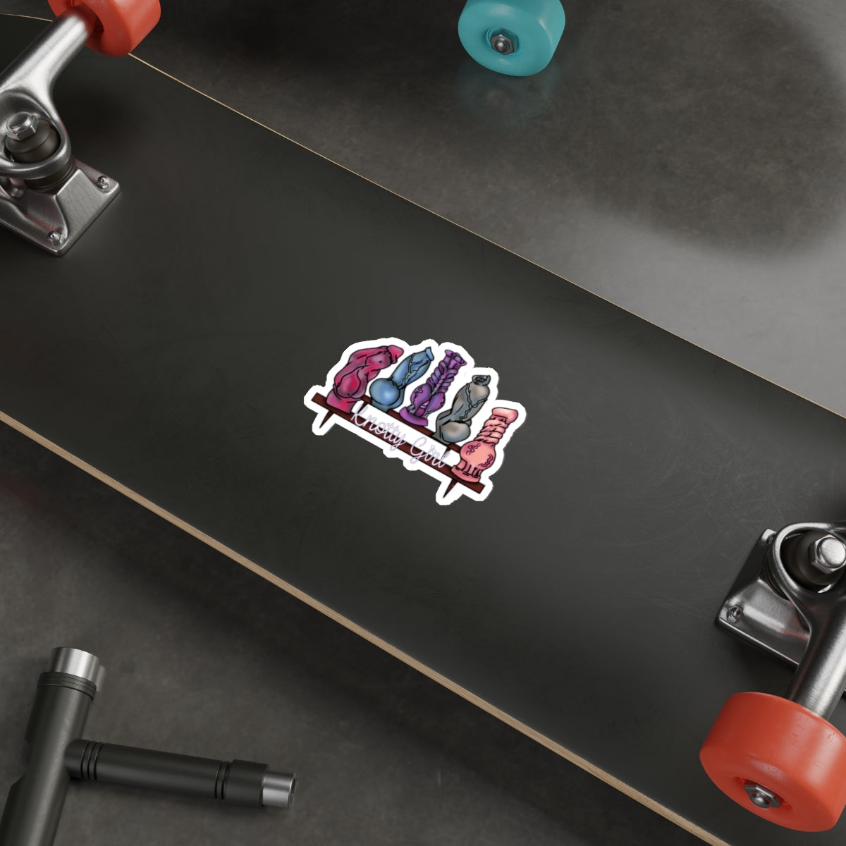 Knotty Girl Sticker