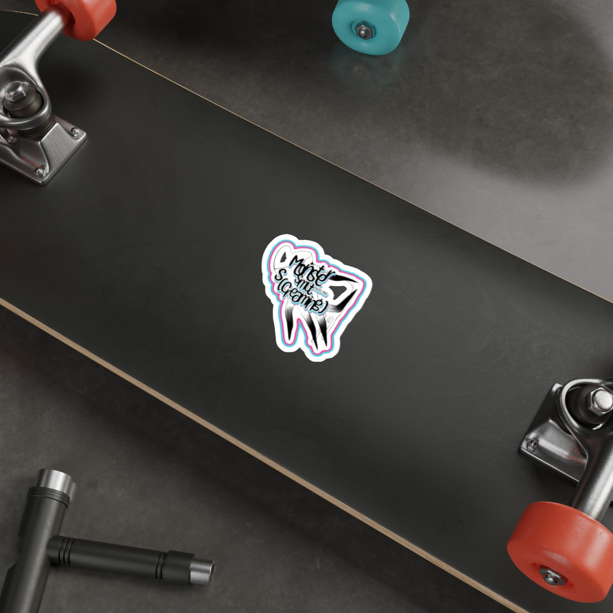 Monster Smut Has Me S(creaming) Sticker