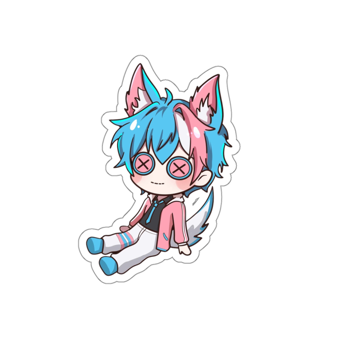 Wolfy Boy Doll Sticker