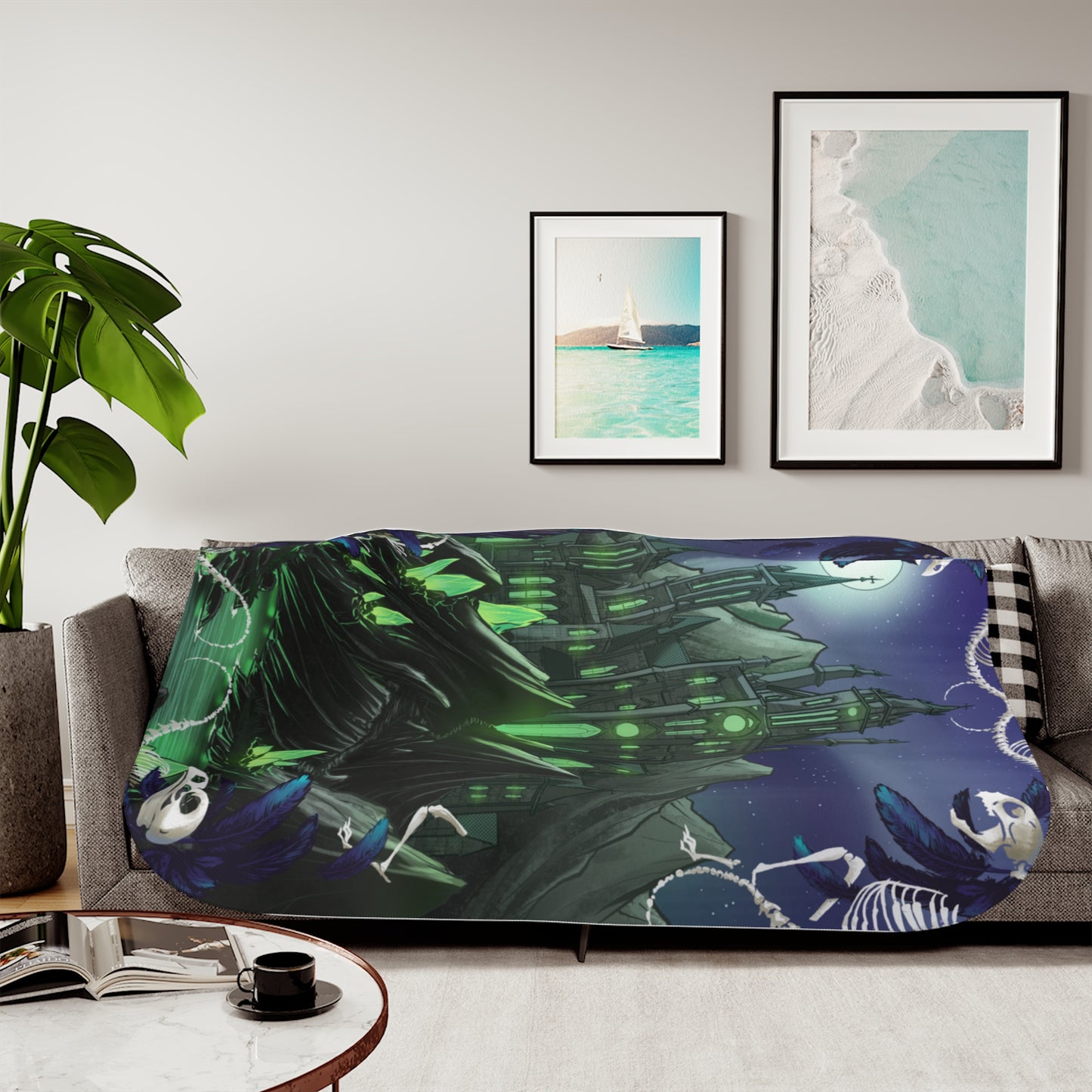 Cruelest Kiss and Fairest Blood SFW Sherpa Blanket