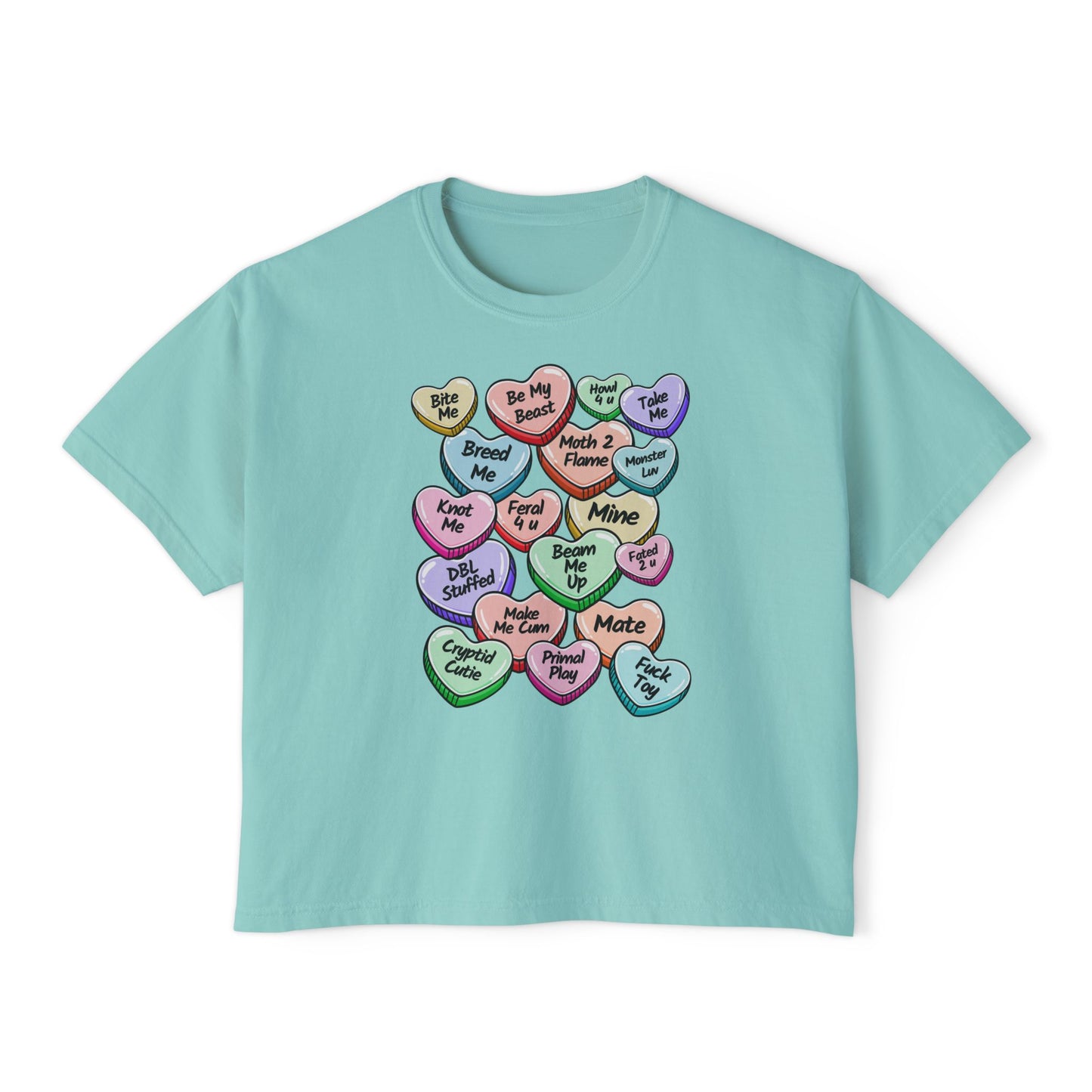 Monster Candy Hearts Boxy Tee