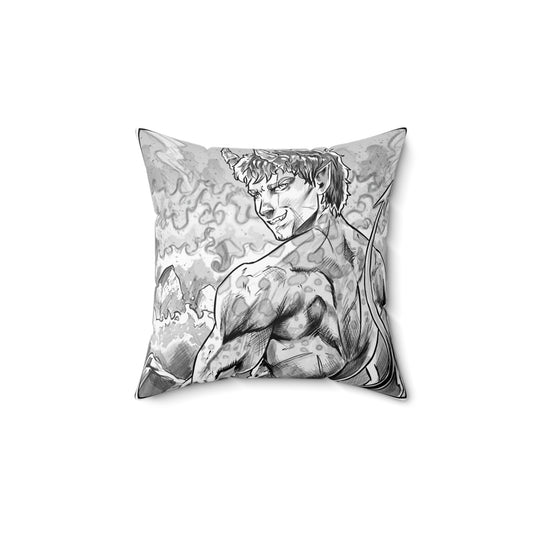 Demon Square Pillow