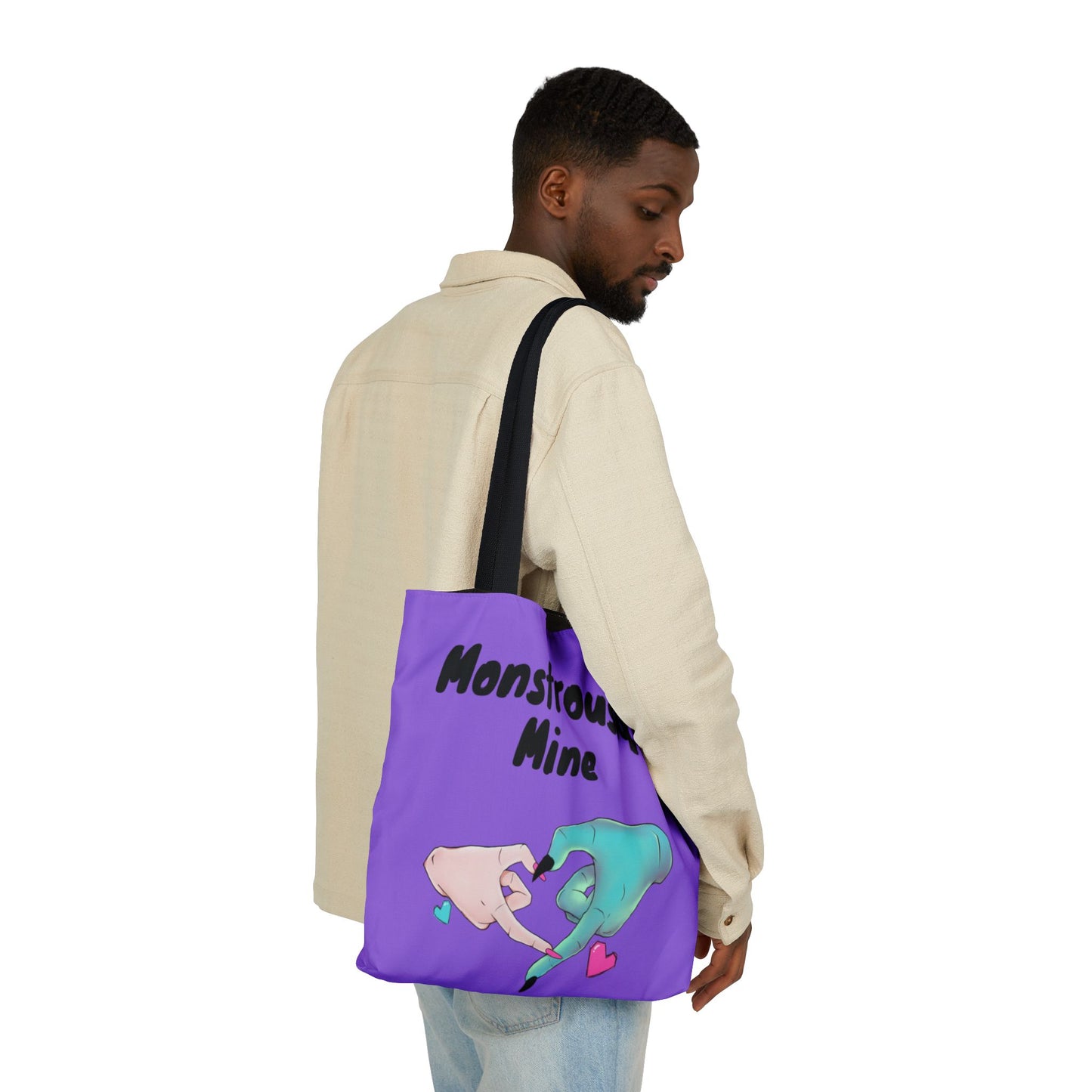 Monstrously Mine Canvas Tote Bag