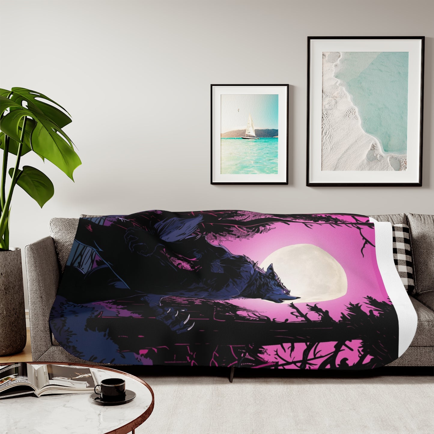 Run Run Rabbit SFW Sherpa Blanket