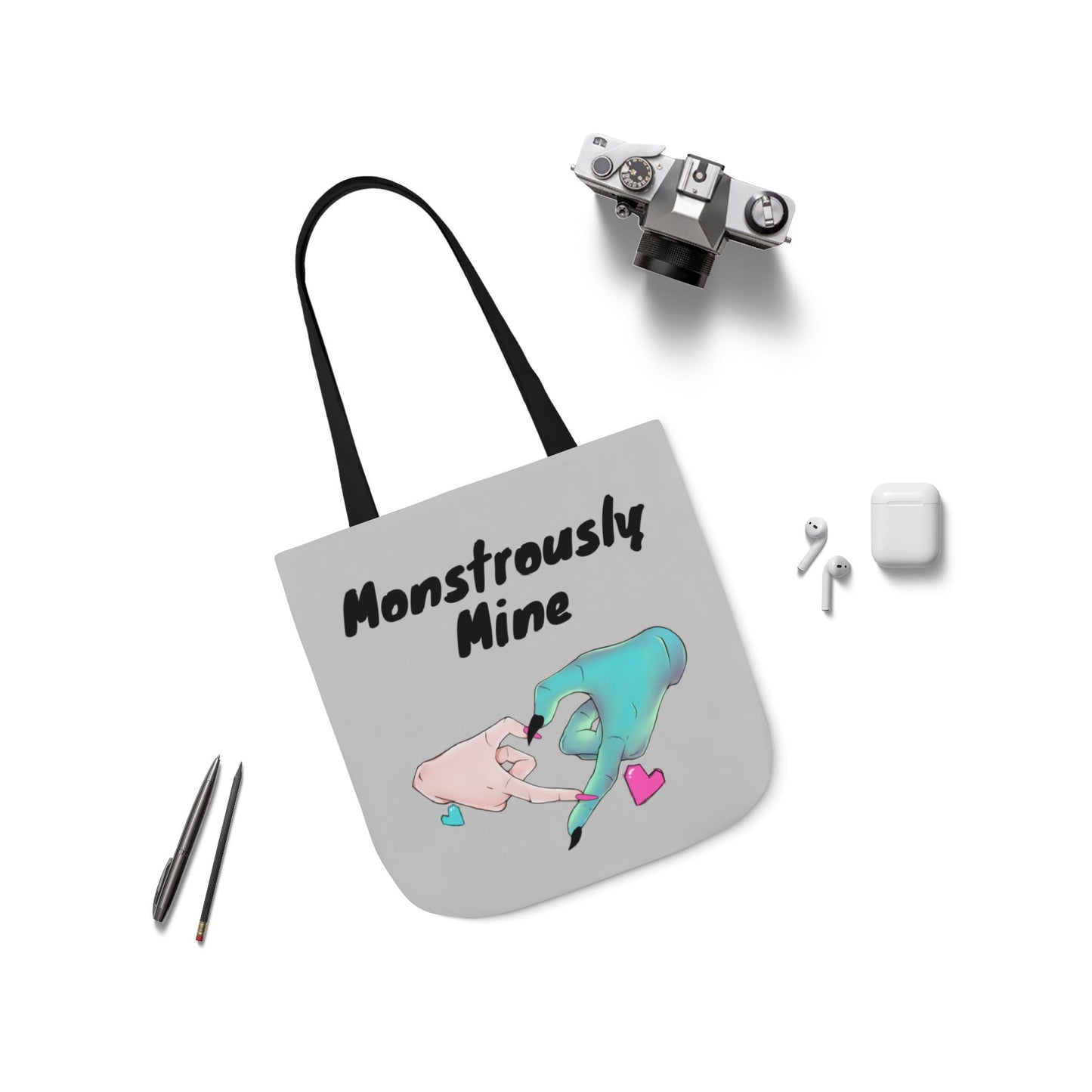 Monstrously Mine Canvas Tote Bag