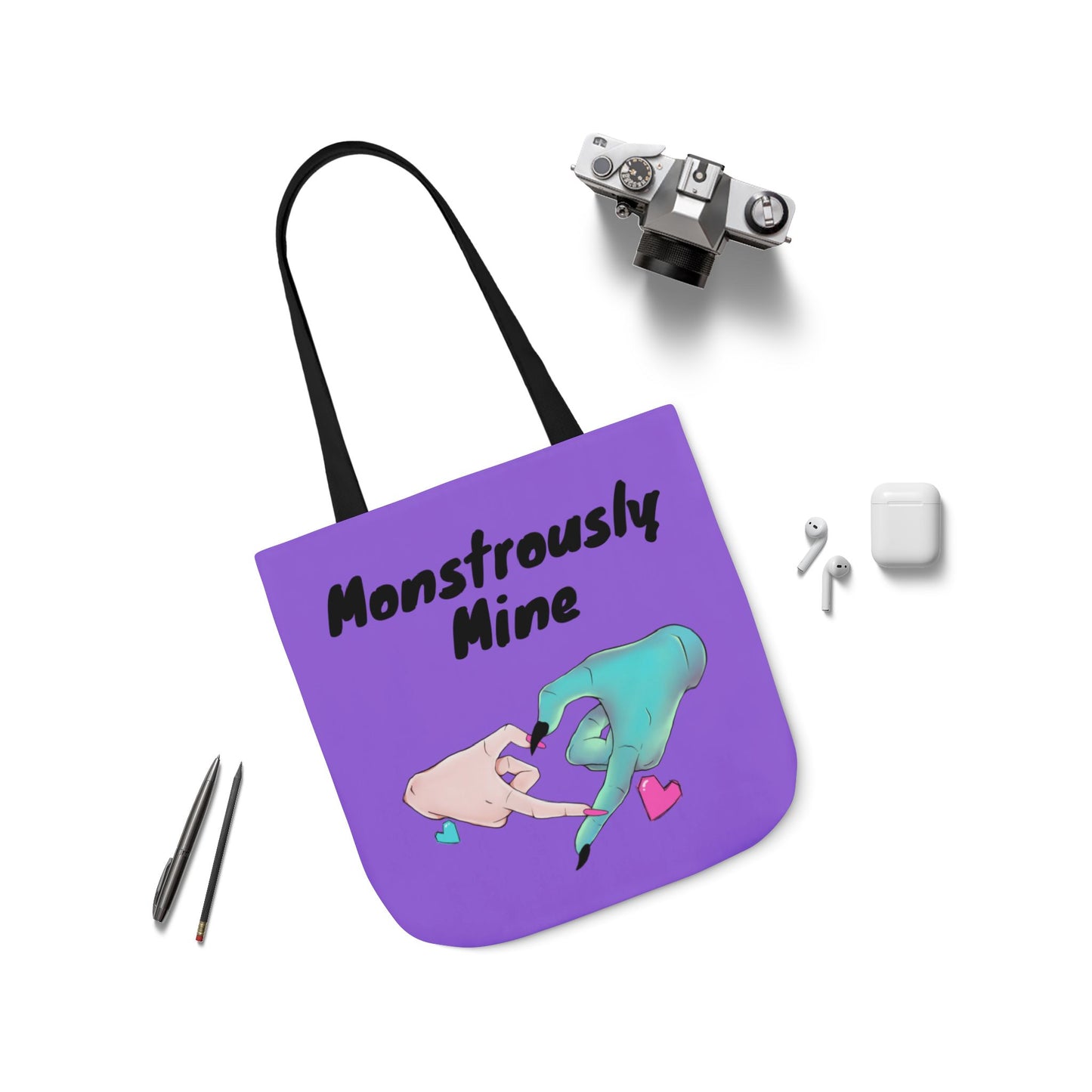 Monstrously Mine Canvas Tote Bag