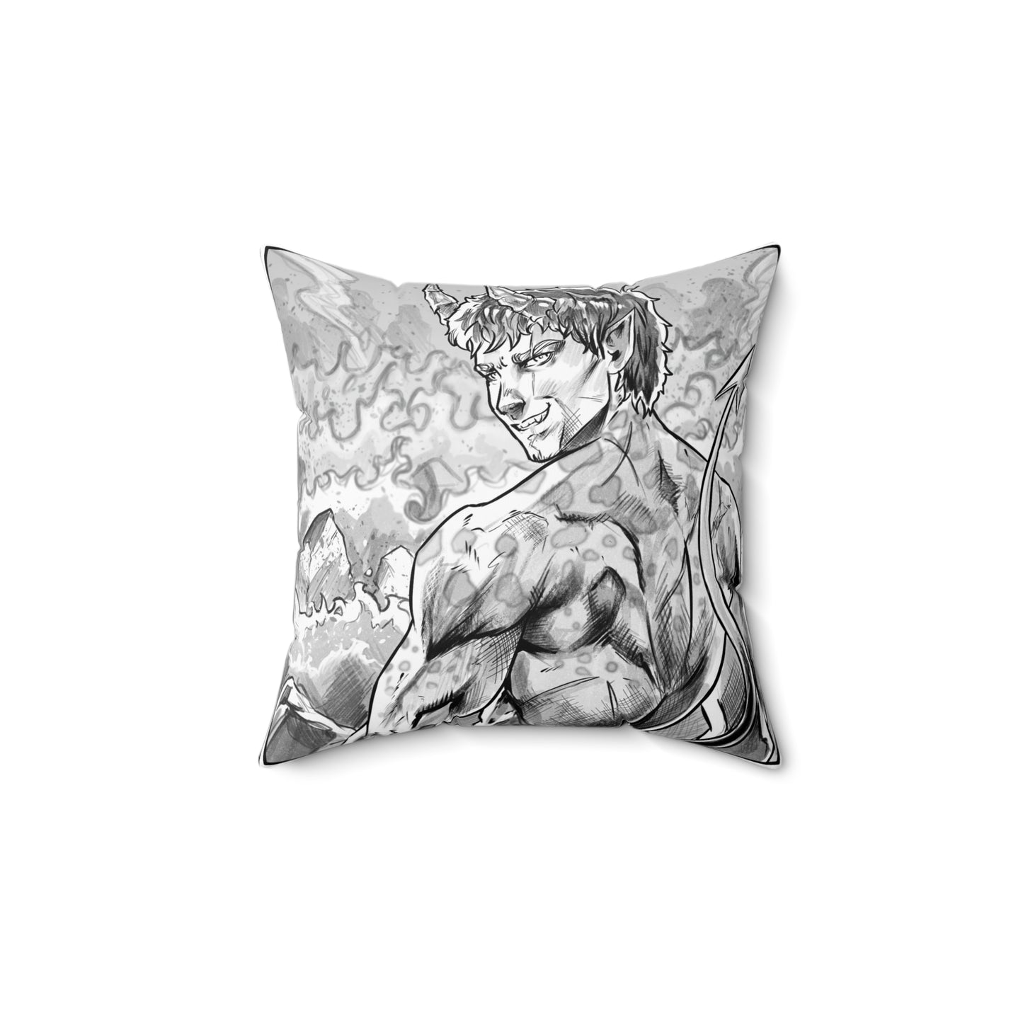 Demon Square Pillow