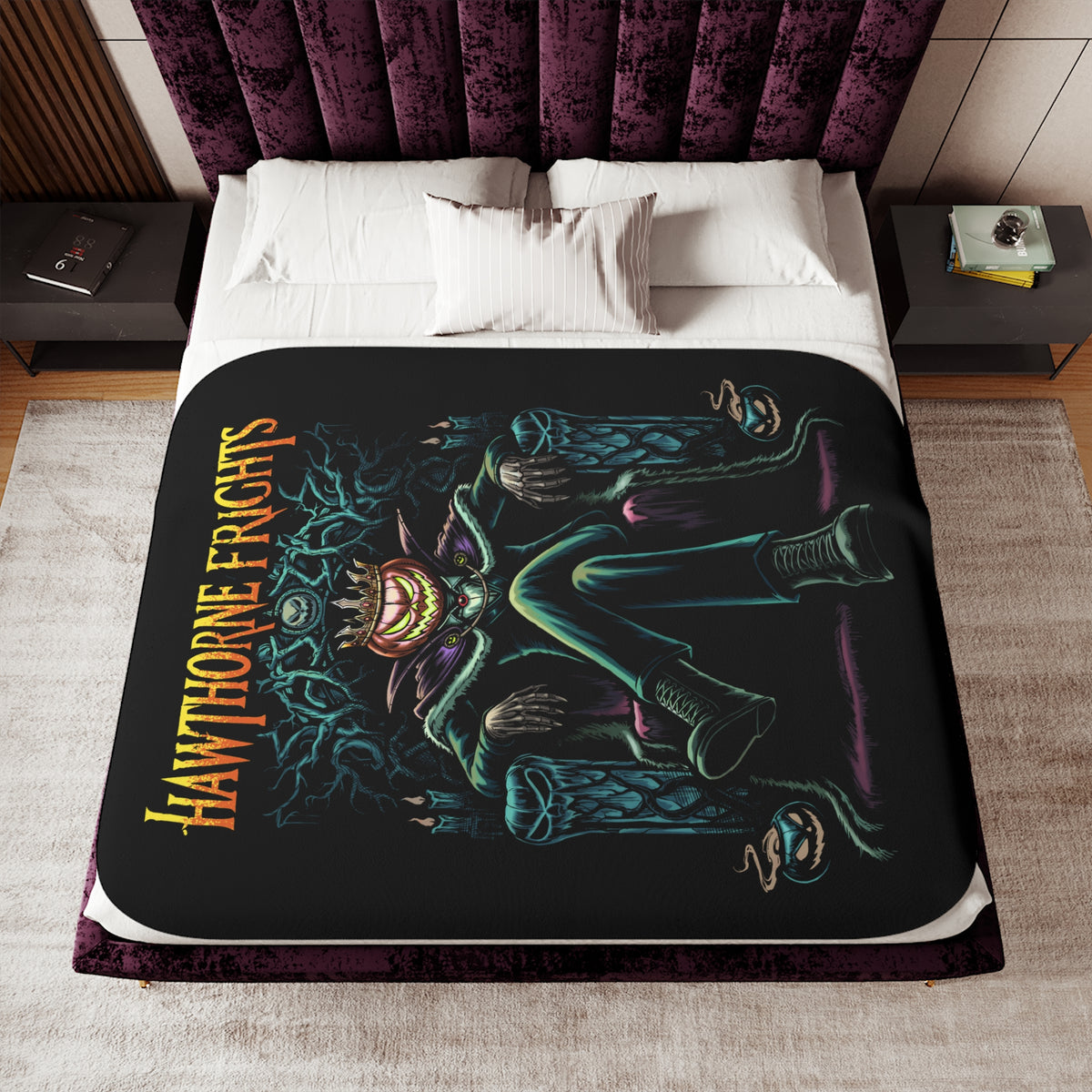 Hawthorne Frights Sherpa Blanket