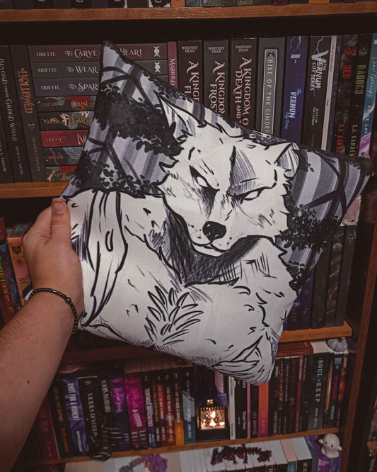 Werewolf Square Pillow
