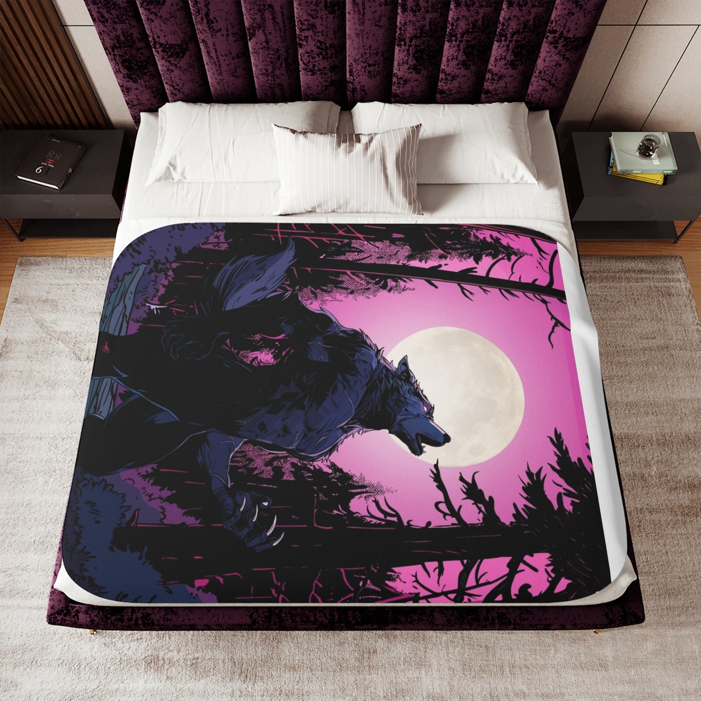 Run Run Rabbit SFW Sherpa Blanket