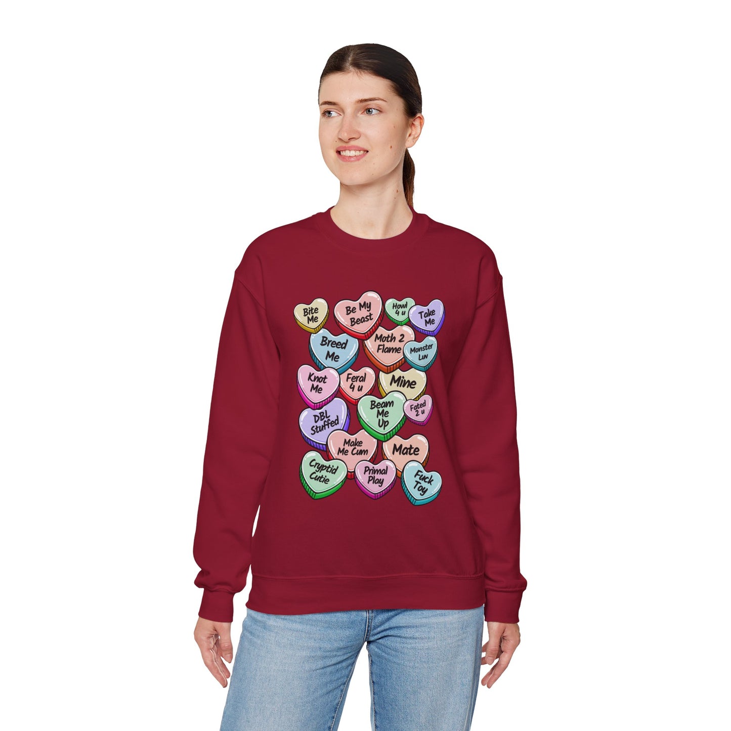 Monster Candy Hearts Sweatshirt
