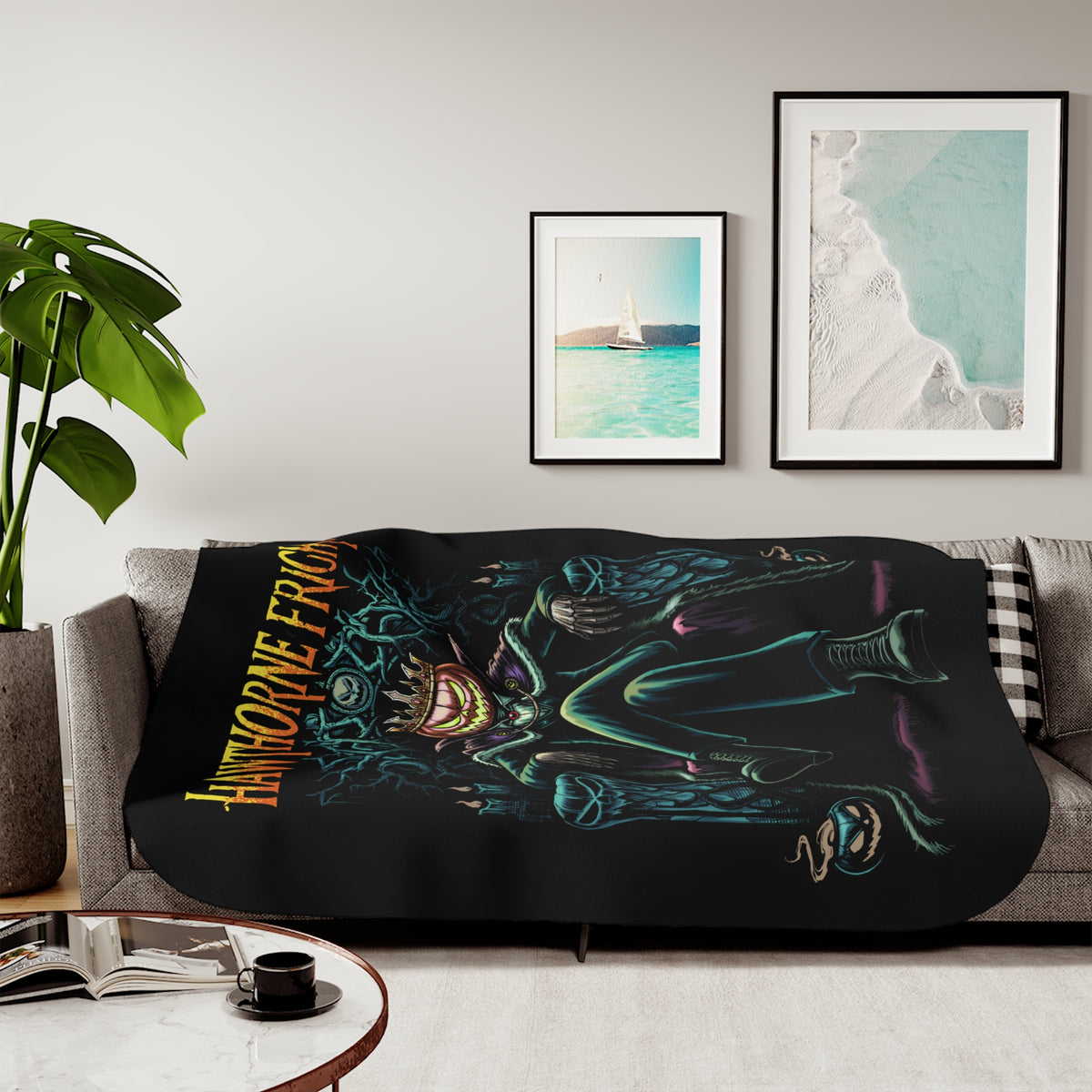 Hawthorne Frights Sherpa Blanket
