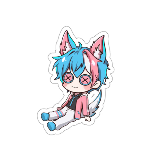 Wolfy Boy Doll Sticker
