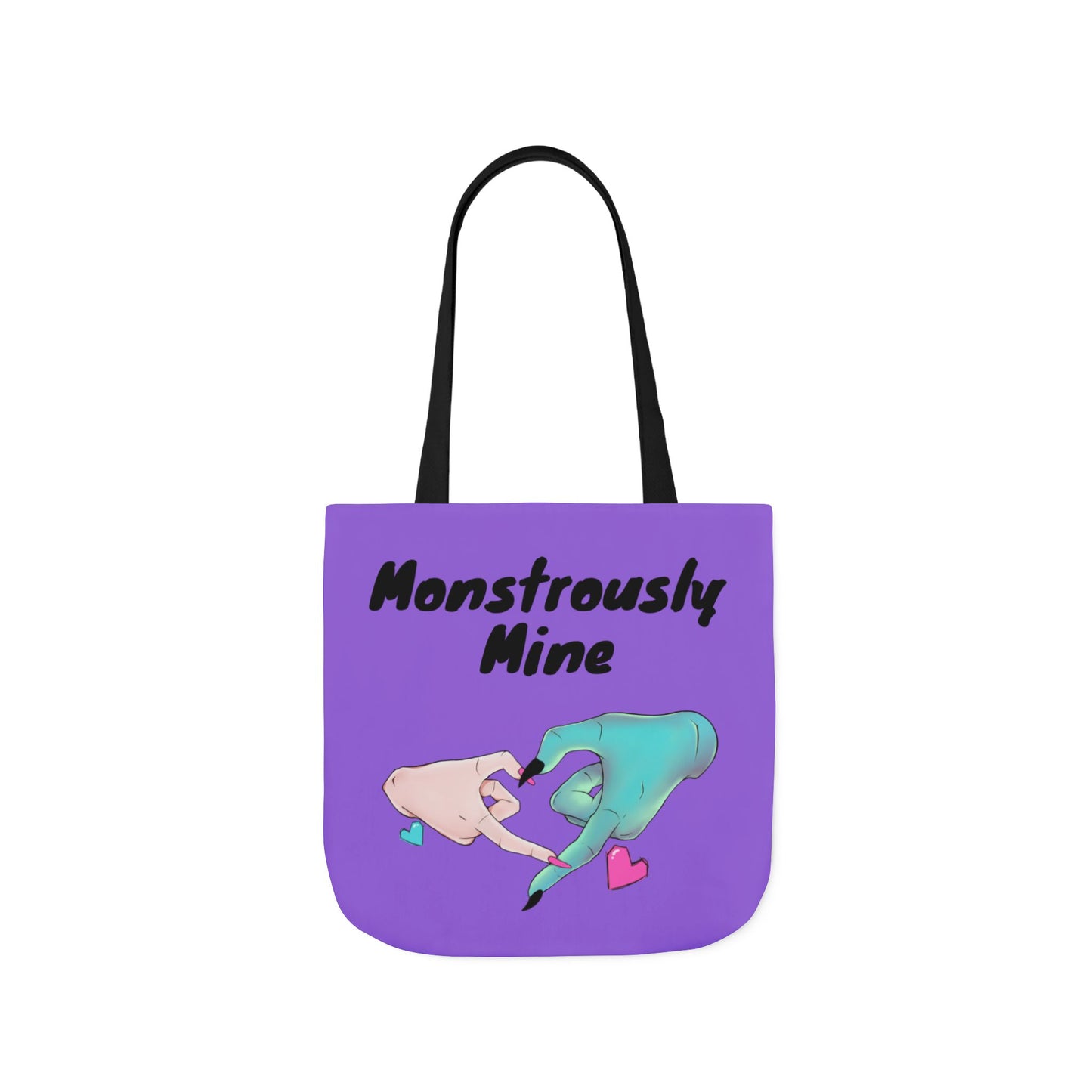 Monstrously Mine Canvas Tote Bag