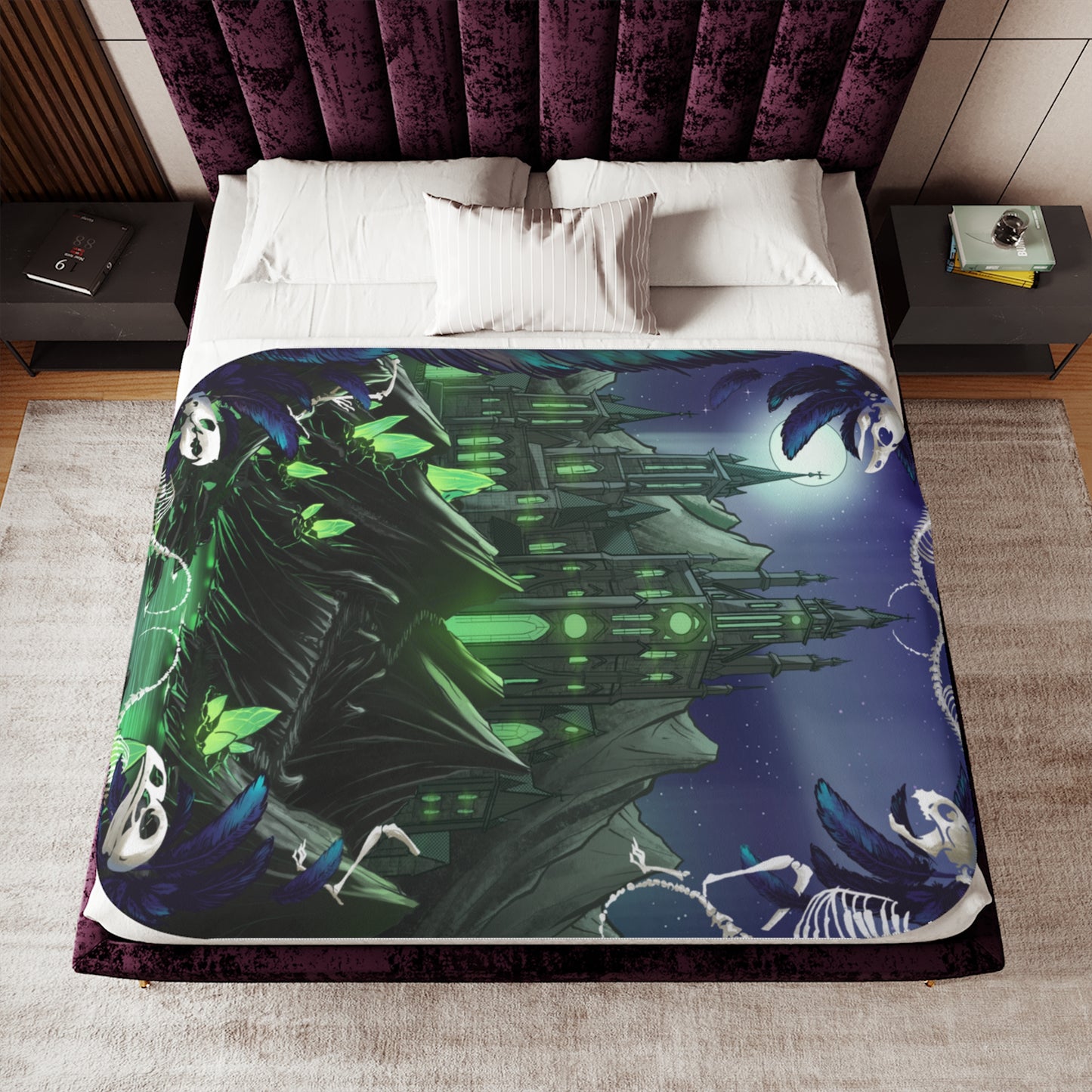 Cruelest Kiss and Fairest Blood SFW Sherpa Blanket