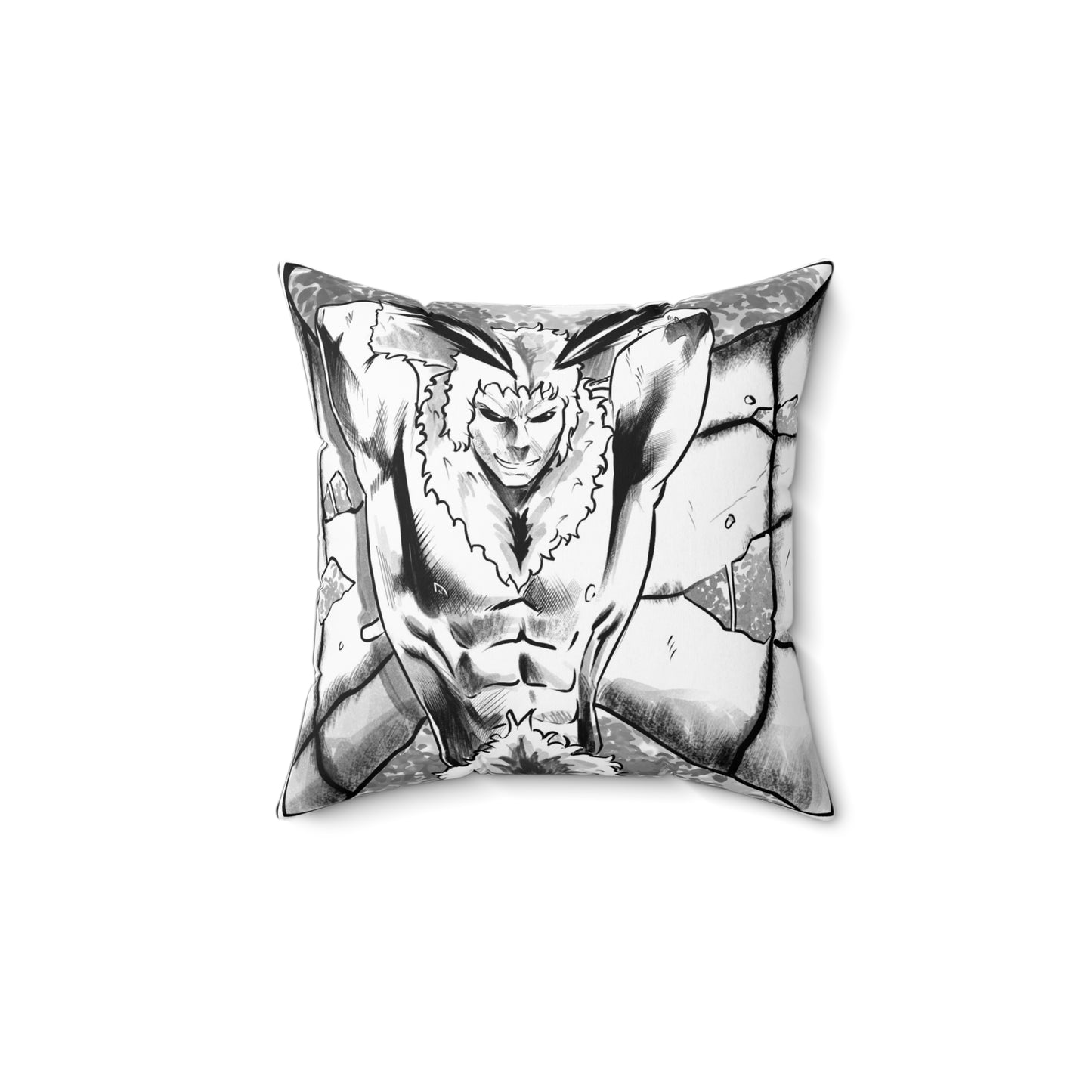 Mothman Square Pillow