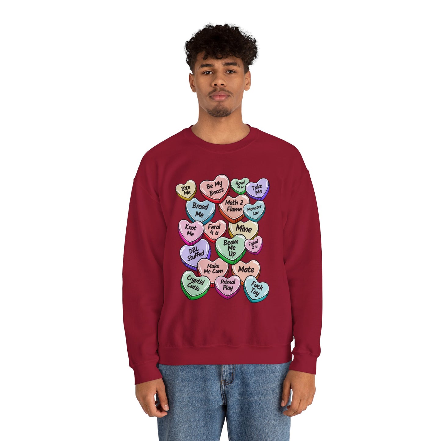 Monster Candy Hearts Sweatshirt