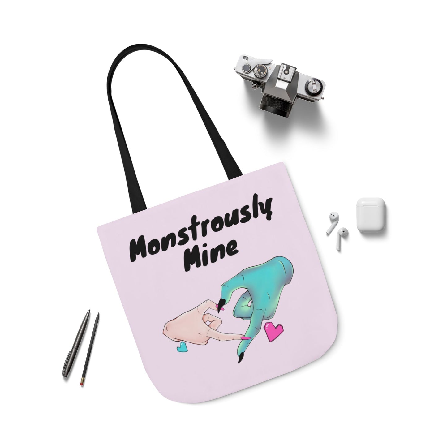Monstrously Mine Canvas Tote Bag