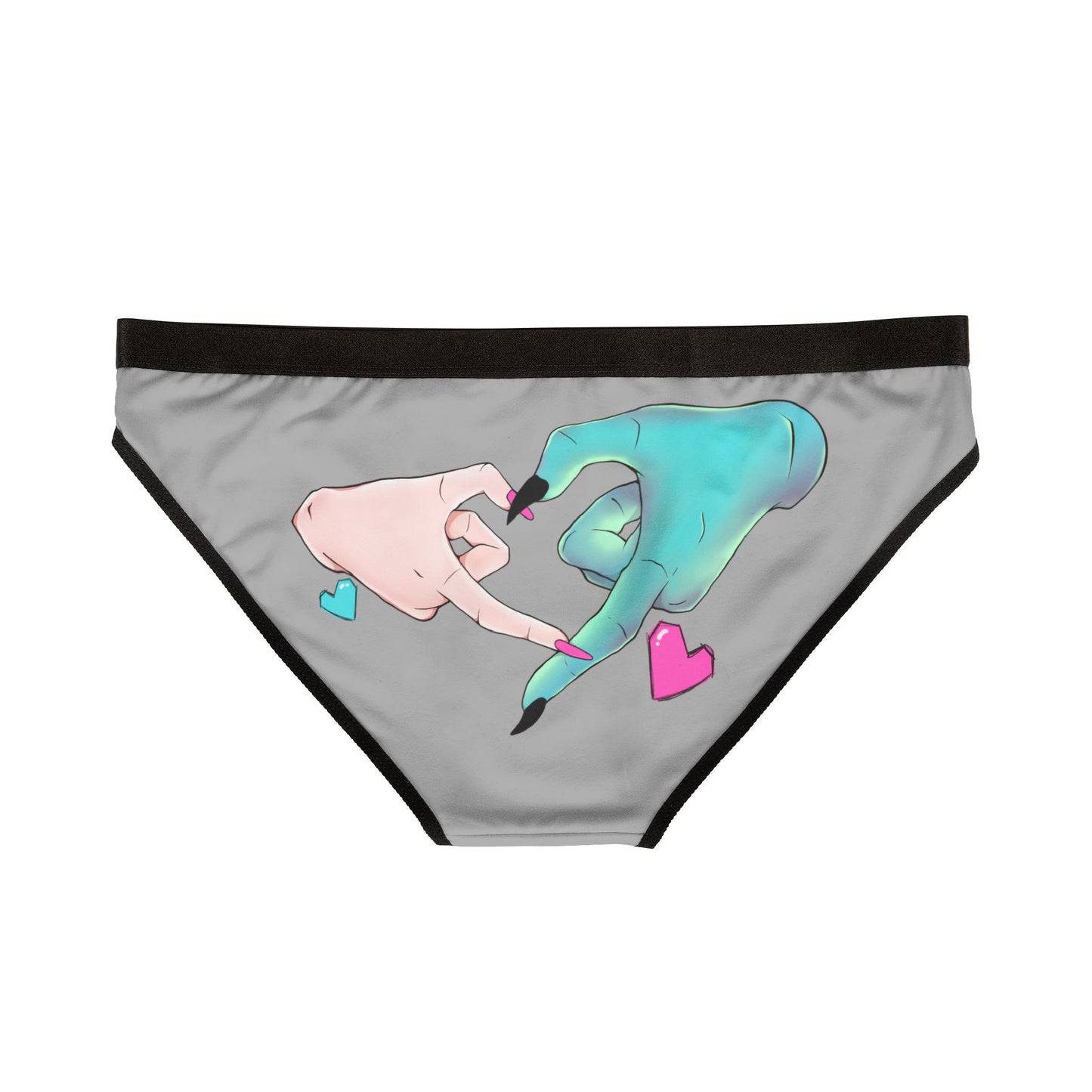 Monster Hearts Women's Underwear (Grey)