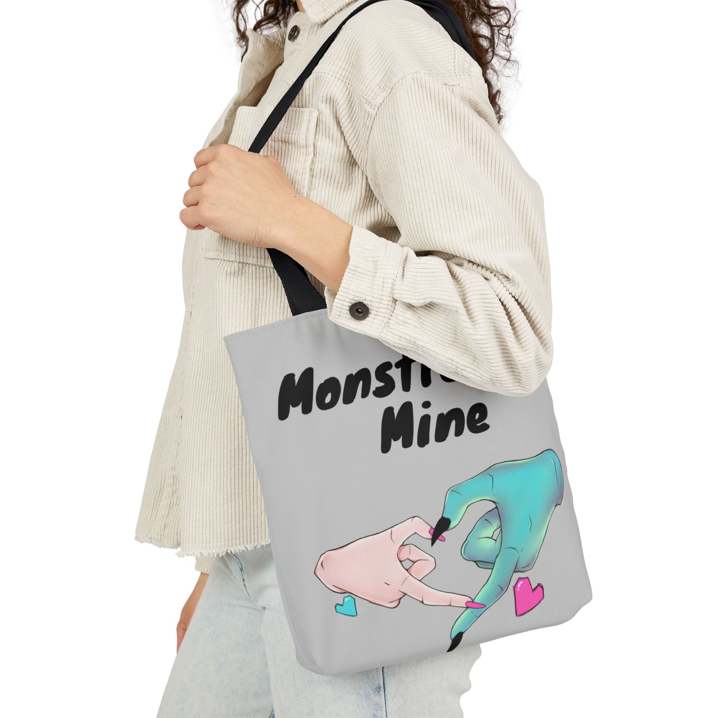 Monstrously Mine Canvas Tote Bag