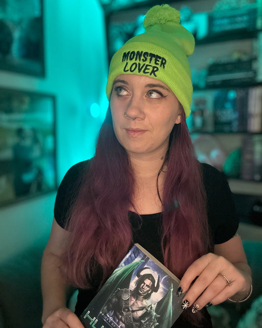 Monster Lover Pom-Pom Beanie